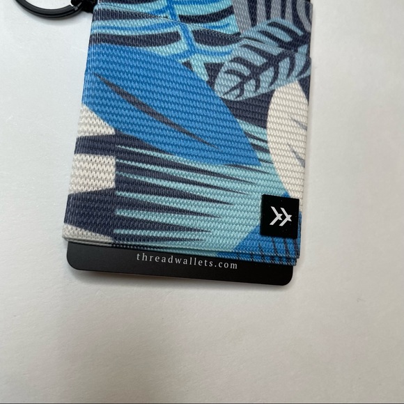 Blue Thread Wallet - Picture 2 of 5